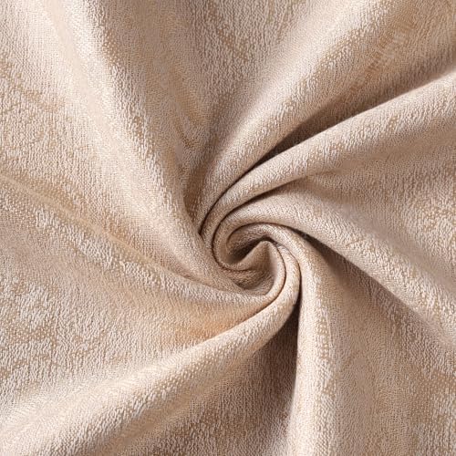 TUSHUSTY Pashmina Feel Rave Scarf Shawl Wrap for Women Men - color: Champagne