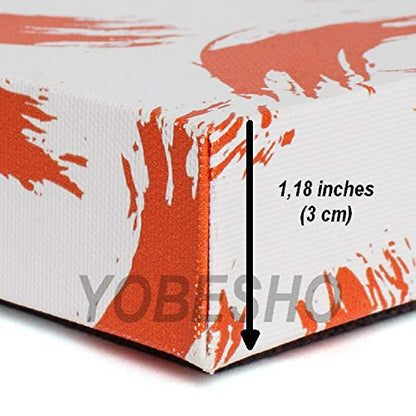 YOBESHO Canvas Print, Arabic Calligraphy, Islamic Gifts, (MashaAllah) - color: MashaAllah