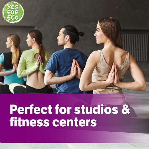 [Bulk 1400-Count] Plant Based Eco-Conscious Fitness Wipe, 2 Rolls x 700 Count Infused with Lavender & Tea Tree Oil, Perfect for Yoga/Pilates Studios & Gyms, All-Purpose Gym Wipes - Bulk Buy - size: 700 Count (Pack of 2)