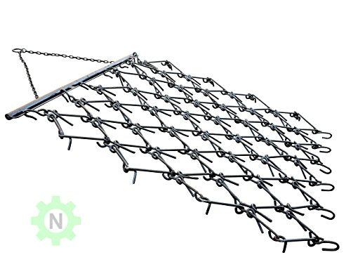 8' x 4' Variable Action Drag Chain Harrow - Overall 7'6" Long - 3/8" Dia - size: 8' W x 4' L, 3/8" Dia
