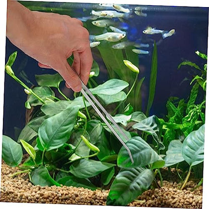 1set Aquarium Aquascaping Tools Kit Scissors Tweezers Spatula for Fish Tank Maintenance for Water Plants Substrate Gravel Care