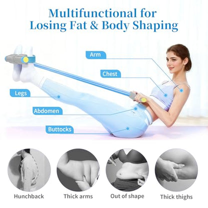 Pedal Resistance Bands with Handles, Durable 6-Tubes Multifunction Pedal Resistance Band, Natural Rubber Foot Pedal Resistance Bands, Fitness Resistance Bands for Abdomen, Waist, Arm, Leg - color: Blue