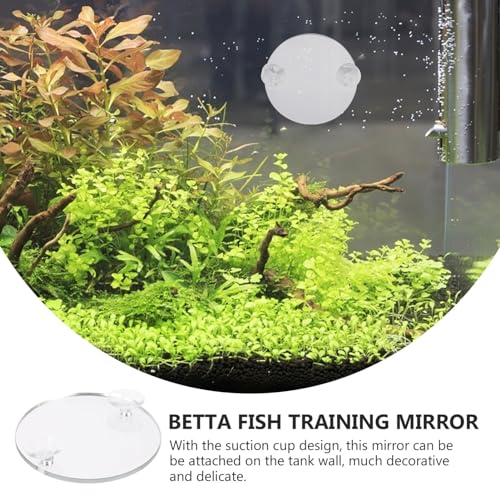 10pcs Betta Tank Mirror Cup Fish Tank Decor for Betta Fish Training High-Class Compact Design for Aquariums and Decorative Ornaments