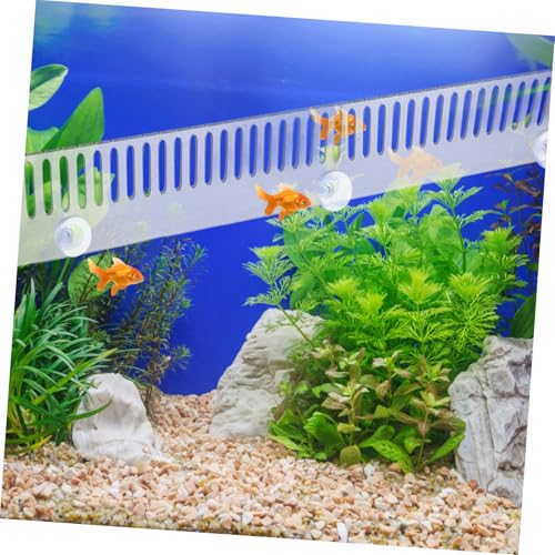 POPETPOP Fish Tank Overflow Comb Plastic Aquarium Aquarium Accessory Easy Clean