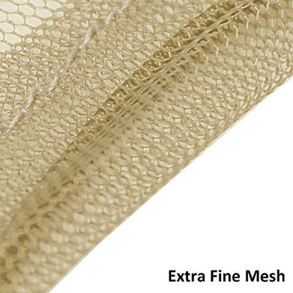 Anvin Mosquito Head Mesh Nets Gnat Face Netting for No See Ums Insects Bugs Gnats Biting Midges from Any Outdoor Activities, Works Over Most Hats Comes with Free Stock Pouches (3pcs, Khaki) - color: Khaki