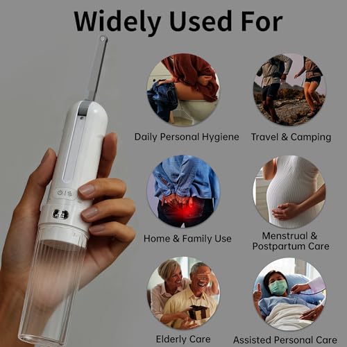 Portable Bidet for Travel,Personal Hygiene Sprayer Bottle - color: White