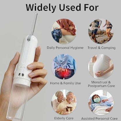 Portable Bidet for Travel,Personal Hygiene Sprayer Bottle - color: White