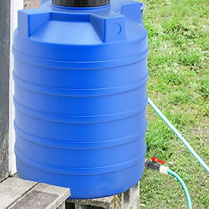 Ququyi 1 Inch PVC Rain Barrel Valve Spigot Kit with Ball Valve and Bulkhead Fitting Adapter for Water Tanks, Aquariums, Pools - size: 1"+valve