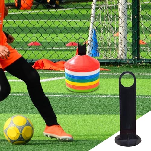 Football Training Cones Holders | Multipurpose Soccer Cone Stand - Soccer Training Equipment, Lightweight Football Disc Cone Stand for Grounds, Sports Parks