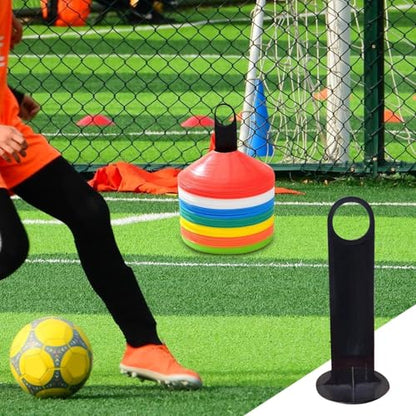 Football Training Cones Holders | Multipurpose Soccer Cone Stand - Soccer Training Equipment, Lightweight Football Disc Cone Stand for Grounds, Sports Parks