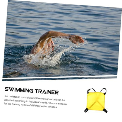 1pc Adjustable Swim Resistance Parachute for Strength Training Portable Swim Harness for Enhanced Speed and Power for Aquatic Workouts and Water Sports