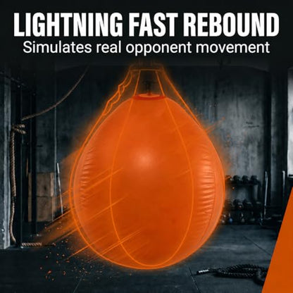 Boxing Speed Bag Latex Heavy-Duty Replacement Glue in Bladder for Boxing Speed Bags, 7-inch Medium, Single