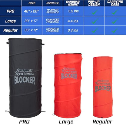 GoSports XTRAMAN Blocker Pop-Up Defenders 3 Pack - Regular Size Multi-Sport Blocking Dummy - Training Equipment for Basketball, Football, & Soccer