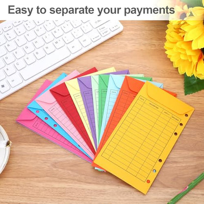 24 Pcs Cash Envelopes for Budgeting,Money Envelope for Cash Saving
