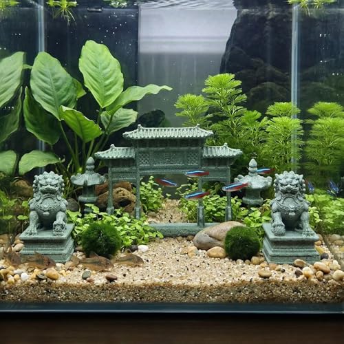 5pcs mini Oriental Chinese Decor Environmentally Friendly Natural Stone Non-Toxic and Harmless for Zen Garden Accessories，Fish Tank，Bonsai Accessories，Aquarium Ornament