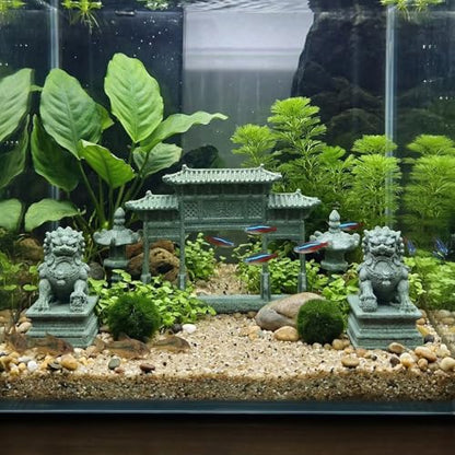 5pcs mini Oriental Chinese Decor Environmentally Friendly Natural Stone Non-Toxic and Harmless for Zen Garden Accessories，Fish Tank，Bonsai Accessories，Aquarium Ornament