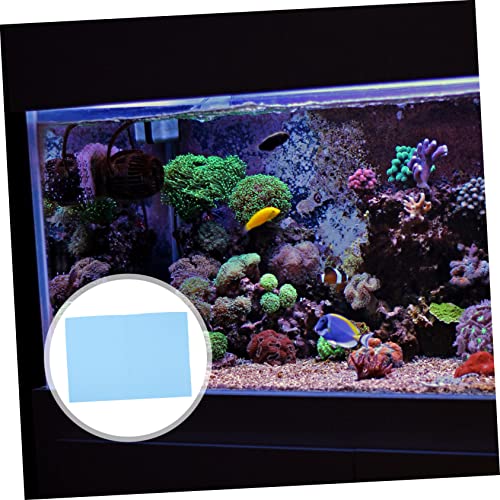 Mikikit Reptile Terrarium Cushioning Mat Thickened Nonslip Aquarium Bottom Pad Fish Tank Mat for Enhanced Heat Preservation and Shock Absorption - color: Blue