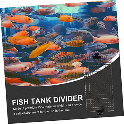 POPETPOP 1set Fish Tank Divider Aquarium Isolation Tool for Breeding and Separation High-Transparency Panels Cups