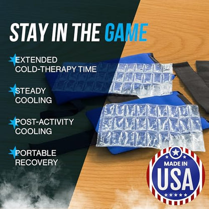 Pro Ice Insert Set for PI-220 - Ice Pack for Youth Shoulder & Elbow Ice Therapy Wrap - Reusable Ice Packs for Injuries - Durable and Effective Ice Packs for Targeted Relief