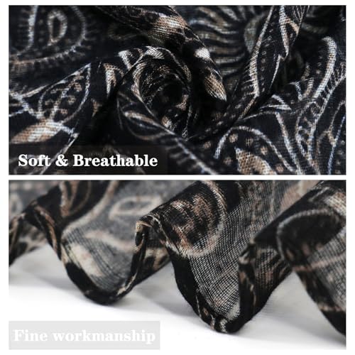 vimate 여성용 경량 면 스카프 패션 헤드 커버 히잡 보일 스카프 숄 랩 - color: J1#.style 25
