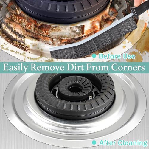 Crevice Cleaning Brush，Hard-Bristled Grout Brush，2026 New Multifunctional Gap Cleaning Brush Tool，Dead Corners Brushes for Bathroom Kitchen Tiles Window Door Slots，3pcs