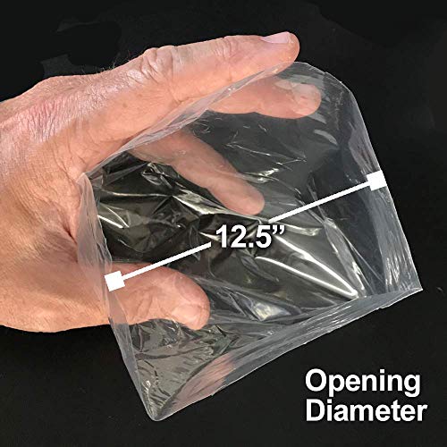 RESILIA Plastic, Leak-Proof Shipping Bags for Live Fish - 20" x 30" 2 Mil, 0.002 Inch, Double Bottom Seal, for Freshwater & Saltwater Fish, Case of 25 - size: 25 count