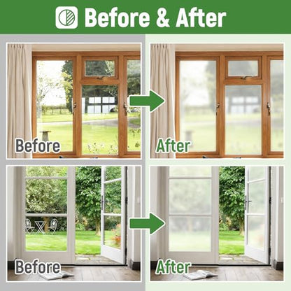 Frosted Glass Paint 21oz Frosted Glass Paint Kit, Waterproof & UV Resistant Frost Paints for Window Privacy Film Windows Frosting for Home Bathroom Door Kitchen and Office Window Frosting - size: 21 Fl Oz (Pack of 1)