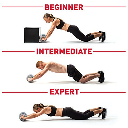 Perfect Fitness Ab Carver Roller Wheel With Built In Spring Resistance, At Home Core Workout Equipment - style: Ab Carver