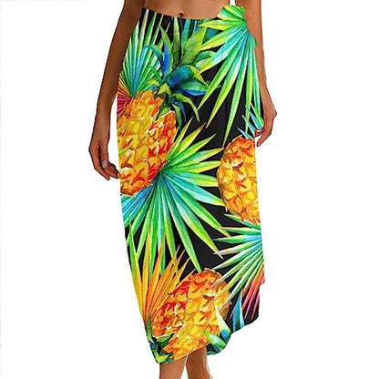 Women Swimwear Pareo Beach Cover Up Bikini Sarong Swimsuit Wrap Skirts - color: Color238