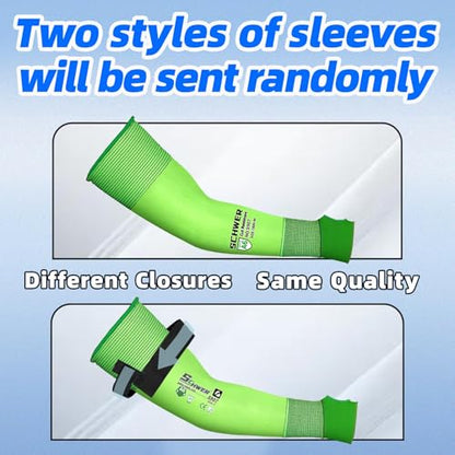 Schwer Ultra-Thin ANSI A6 Cut Resistant Arm Sleeves, 21 Gauge Comfortable and Breathable Protective Sleeves, Arm Protectors for Thin Skin and Bruising, Work, Gardening, Farming, Outdoors, M - size: 18in-M