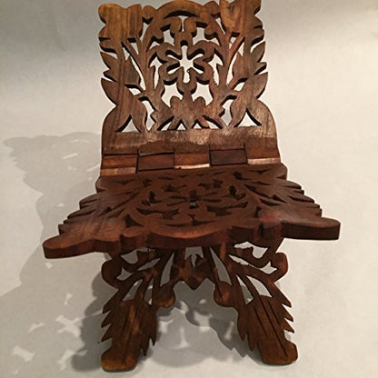기도 책 홀더 스탠드 독특한 휴일 선물 리할 레할 레일 나무 조각 선물 39.4cm x 17.8cm(15.5인치 x 7인치)