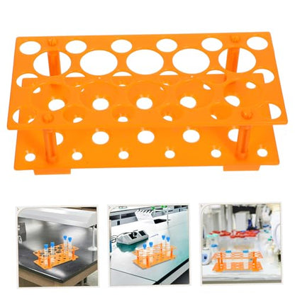 Lab Tube Rack 26 Holes for 30mm and 16.3mm Test Tubes Storage Organizer for 50ml / 10ml / 15ml