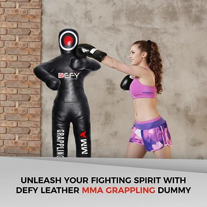DEFY Vinyl Jiu Jitsu MMA Grappling Dummy Judo Martial Arts Punching Bag Karate - size: 6 Feet