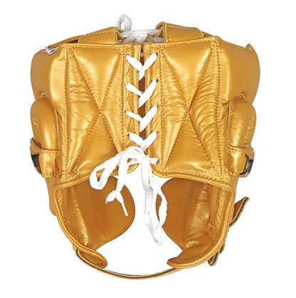 Casanova Boxing® Headgear Cheek Guard Protection for Men Woman - Boxing, Martial Arts, MMA, Kickboxing, Muay Thai, Contact Sport, Sparring, Training - Gold