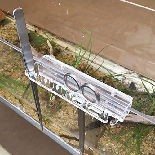 Aquarium Tool Rack Wall Mount Acrylic Holder Grass Maintenance Tools Tweezers Scissors Aquatic Plant Tongs