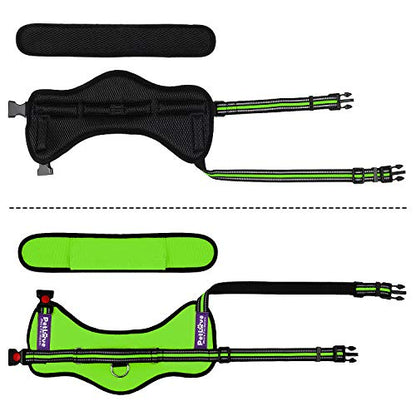 PetLove Dog Harness, Adjustable Soft Leash Padded No Pull Dog Harness for Small Medium Large Dogs, Green - color: Green, size: XXS