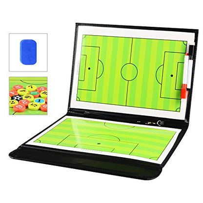 LEAP Magnetic Soccer Coaching Board Coaches Clipboard Tactical Board Kit with Dry Erase, Marker Pen Product Name