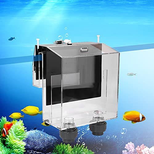 Self-Start Overflow Box - Acrylic Fish Siphon Overflow Box for Efficient Water Circulation