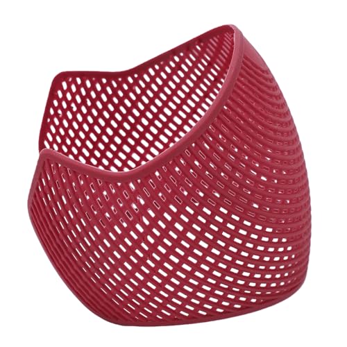 Bewinner Lightweight Hijab Under Scarf Base Layer | 2 Pack Non Slip Hair Grip Band Elastic Headband for Sports Black (Deep Red) - color: Deep Red