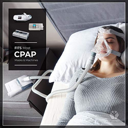 Universal CPAP Tubing Hose 72" - 6 Foot - CPAP Hose Cleaner Brush Included - size: Single with Brush