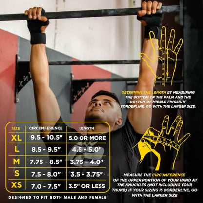 Fit Active Sports New Ventilated Weight Lifting Workout Gloves with Built-in Wrist Wraps for Men and Women - Great for Gym Fitness, Cross Training, Hand Support & Weightlifting. - size: Medium