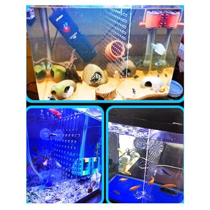 Aquarium Fish Tank Divider, Fish Tank Transparent Isolation Board Acrylic Separation Partition Network Partition Prevent Fish, Turtle Fight Attack Each Clear, - size: 30 X30cm