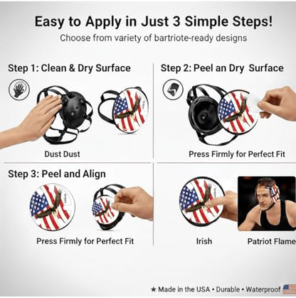 Wrestling Headgear with Ear Protection & Chin Cup Adjustable Lightweight Head Guard for Competition & Practice – Durable Protective Wrestling Ear Guard for Youth & Adult Athletes - color: Eagle & Flag