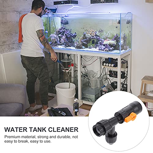 balacoo Aquarium Water Changer Faucet Type Fish Tank Cleaning Tool Aquarium Water Changer Kit with 2 Accessories Compact Tap-Powered Change Tool for Supplies and Refill