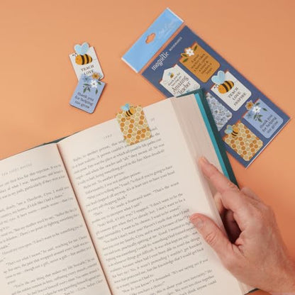 With Love Magnetic Bookmarks: Amazing Teacher (Bookmark Set of 6) | Teacher Appreciation Gifts, Small Magnets, Page Markers - Books, Bibles, Fridge Magnets, Teacher Gifts, Book Lovers, Floral - color: Amazing Teacher (Set/6, Sm)