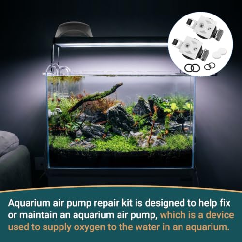 75077878 Air Pump Repair Kit forTetra Whisper 60 & 100 Filter, 2 Pack | Aquarium Bubbler Repair Parts Fits Models 75077878 & 77848,