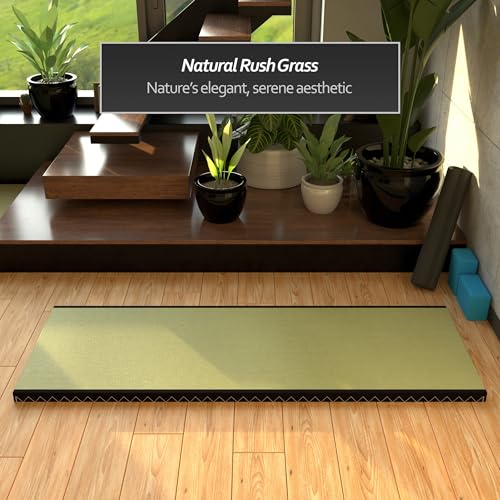 Red Lantern Half Euro King Tatami Mat - size: Euro King (34.5 in x 78.7 in)