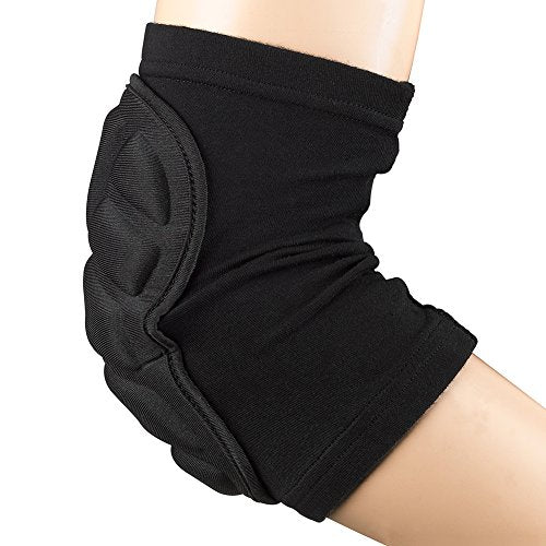 TTIO Elbow Protection Pads, Thick Sponge Anti-Slip, Collision Avoidance Elbow Guard Sleeve Brace Support Skiing Skating Snowboarding Unisex - size: Large