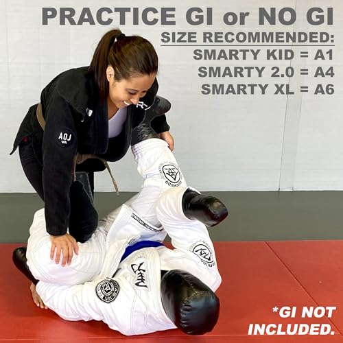 SMARTY 2.0/XL/Kid (Unfilled) Grappling Dummy for BJJ, Jiu-Jitsu, MMA, Wrestling, Martial Arts Practice, Self-Defense Training Dummies - 3 Sizes: 2.0 Adult, XL, or Kid - size: 2.0 Standard Adult - 5'7"