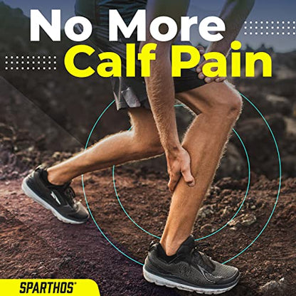 Sparthos Calf Compression Sleeves, Shin Splint Relief Men, Women - Pink-M | Leg Compression Sleeves (1 Pair), Varicose Veins, Pain & Cramp Recovery, Air Travel, Nurses, Maternity, Running, Soccer - color: Flamingo Pink